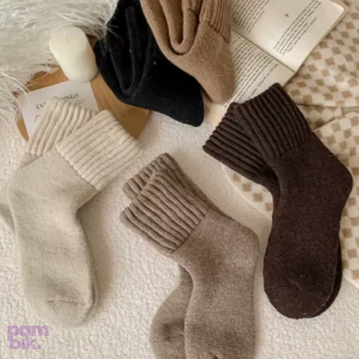 Pambık® Cozy Yarım Konç Çorap